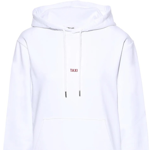 Helmut Lang Taxi Project Paris Hoodie White L XL - Picture 4 of 13